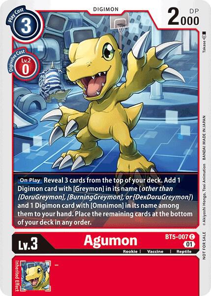 Agumon - BT5-007 (Tamer Party Vol. 4 Promo)