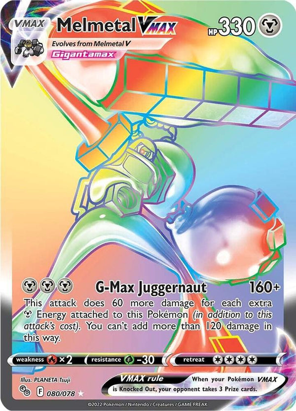 Melmetal VMAX (Secret) (PGO 080/078) - Pokémon