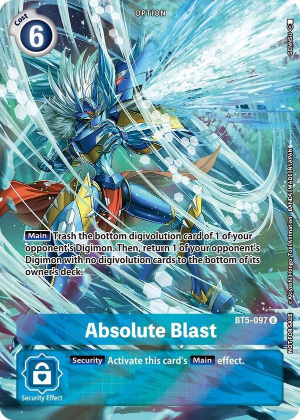 Absolute Blast (Summer 2022 Dash Pack) - Digimon Card Game