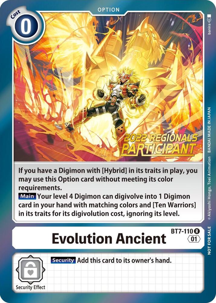 Evolution Ancient (2022 Championship Offline Regional) [Online Participant]