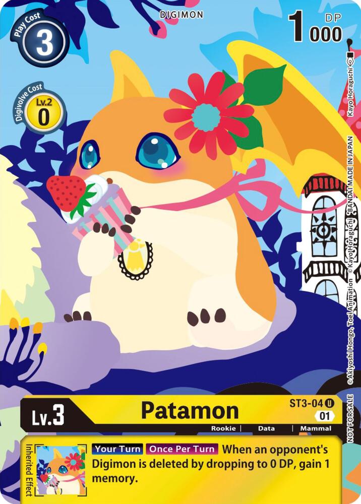 Patamon (Tamer's Card Set 2 Floral Fun)
