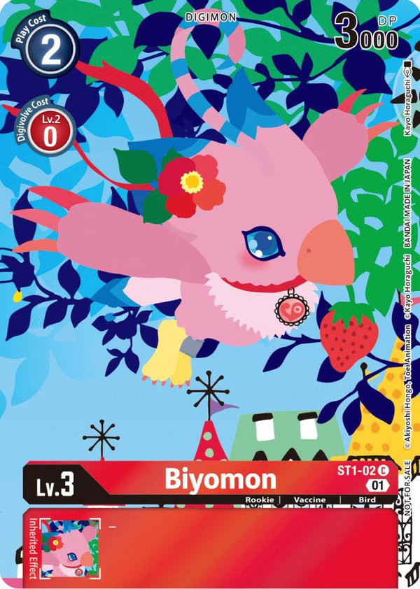 Biyomon (Tamer's Card Set 2 Floral Fun) - Digimon Card Game