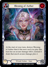 Blessing of Aether (Yellow) [DYN201] (Dynasty)  Rainbow Foil - Flesh And Blood