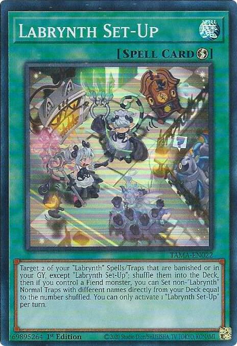 Labrynth Set-Up (TAMA-EN022) [Super Rare] - Yu-Gi-Oh!