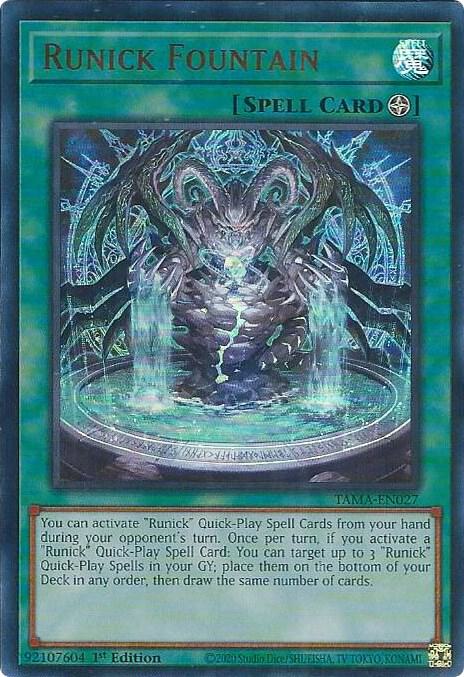 Runick Fountain (TAMA-EN027) [Ultra Rare] - Yu-Gi-Oh!