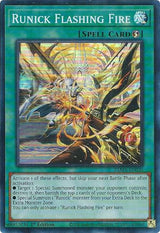 Runick Flashing Fire (TAMA-EN030) [Super Rare] - Yu-Gi-Oh!