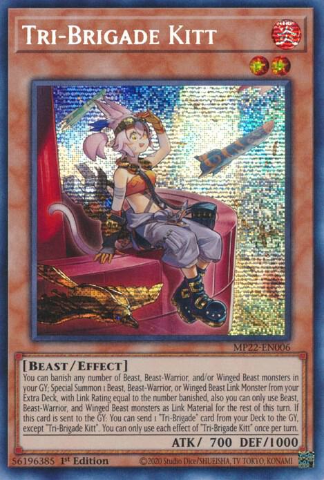 Tri-Brigade Kitt (MP22-EN006) [Prismatic Secret Rare] - Yu-Gi-Oh!