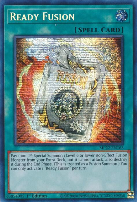 Ready Fusion (MP22-EN163) [Prismatic Secret Rare] - Yu-Gi-Oh!
