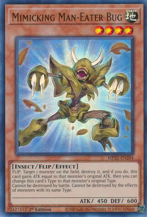 Mimicking Man-Eater Bug (MP22-EN204) [Ultra Rare] - Yu-Gi-Oh!