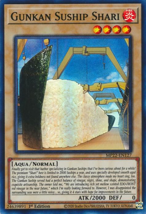 Gunkan Suship Shari (MP22-EN127) [Super Rare] - Yu-Gi-Oh!