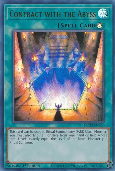 Contract with the Abyss (MP22-EN250) [Ultra Rare] - Yu-Gi-Oh!