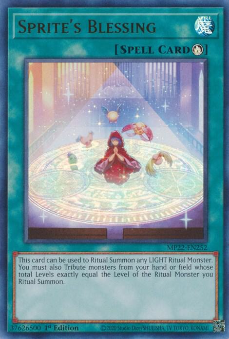 Sprite's Blessing (MP22-EN252) [Ultra Rare] - Yu-Gi-Oh!