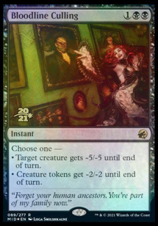 Bloodline Culling [Innistrad: Midnight Hunt Prerelease Promos] - Magic: The Gathering