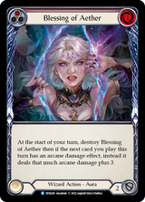 Blessing of Aether (Red) [DYN200] (Dynasty)  Rainbow Foil - Flesh And Blood