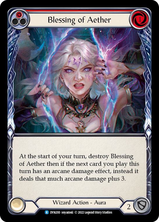 Blessing of Aether (Red) [DYN200] (Dynasty) - Flesh And Blood