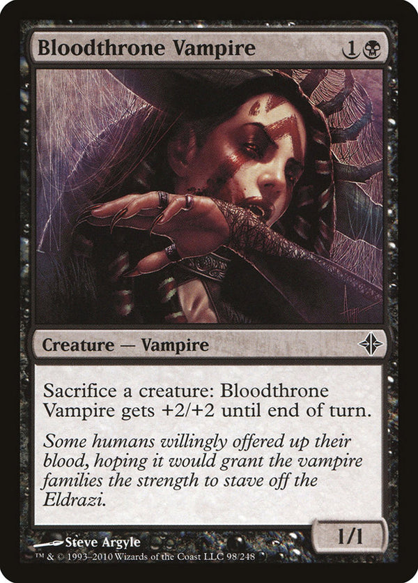 Bloodthrone Vampire [Rise of the Eldrazi] - Magic: The Gathering