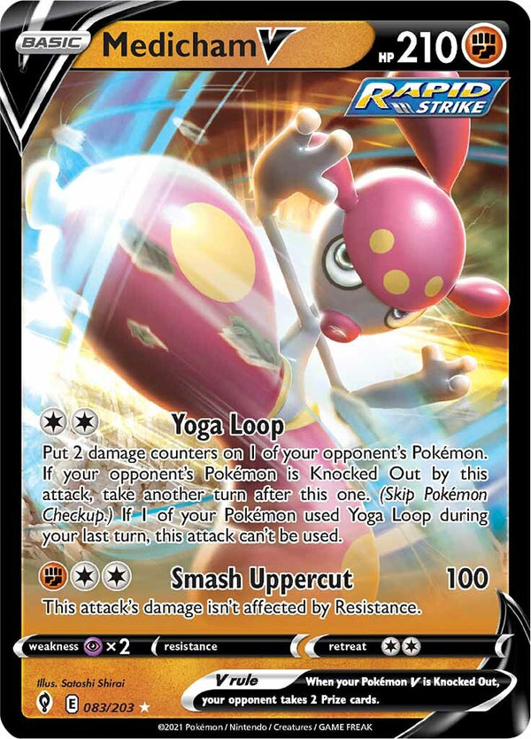 Medicham V (083/203) [Sword & Shield: Evolving Skies] - Pokémon