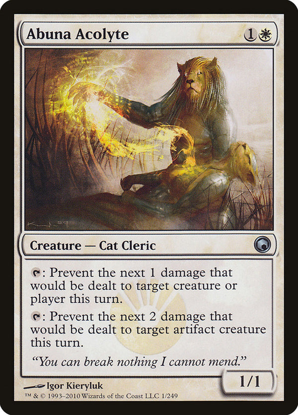 Abuna Acolyte [Scars of Mirrodin] - Magic: The Gathering