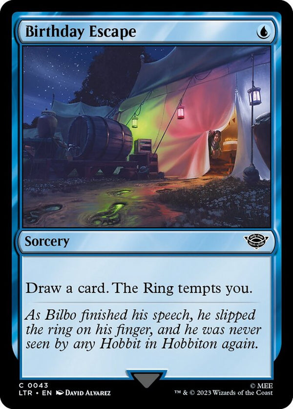 Birthday Escape [The Lord of the Rings: Tales of Middle-Earth] - Magic: The Gathering