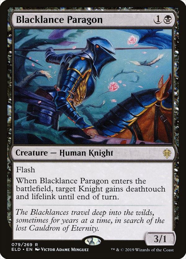 Blacklance Paragon [Throne of Eldraine] - Magic: The Gathering