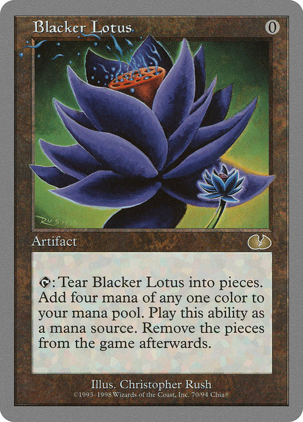 Blacker Lotus [Unglued] - Magic: The Gathering
