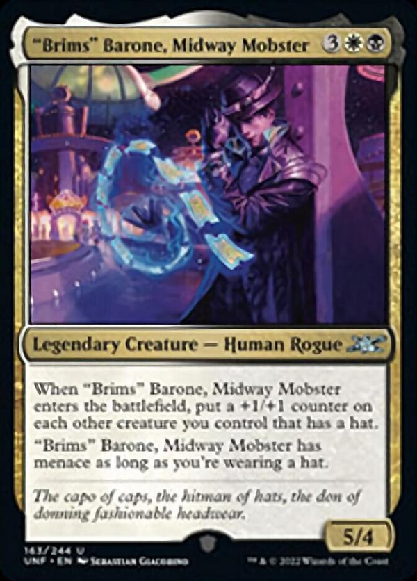 "Brims" Barone, Midway Mobster [Unfinity] - Magic: The Gathering