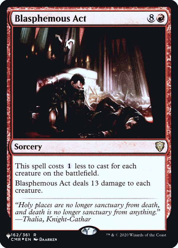 Blasphemous Act [Secret Lair: Heads I Win, Tails You Lose] - Magic: The Gathering