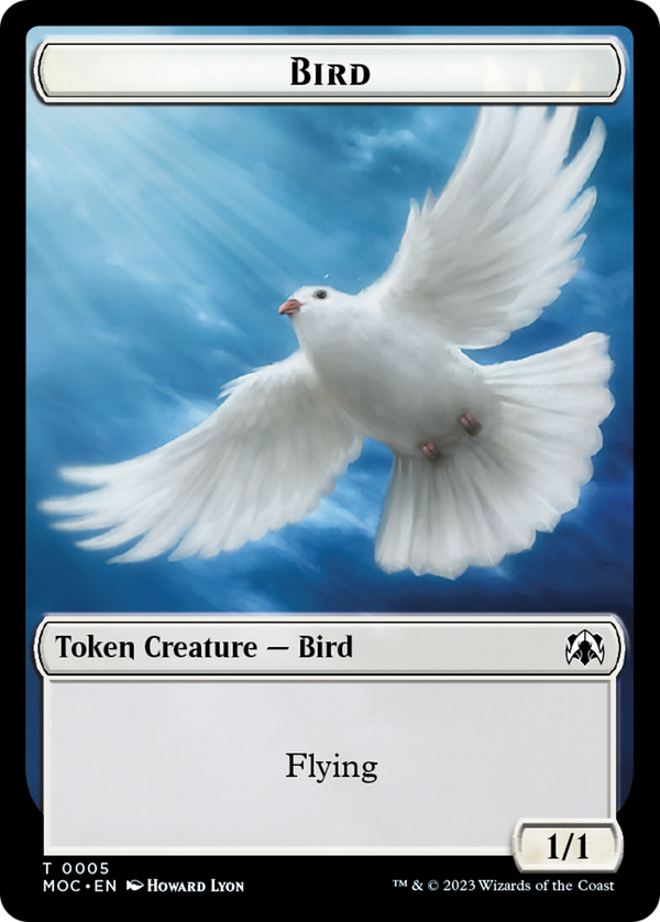 Bird // Kobolds of Kher Keep Double-Sided Token [March of the Machine Commander Tokens] - Magic: The Gathering