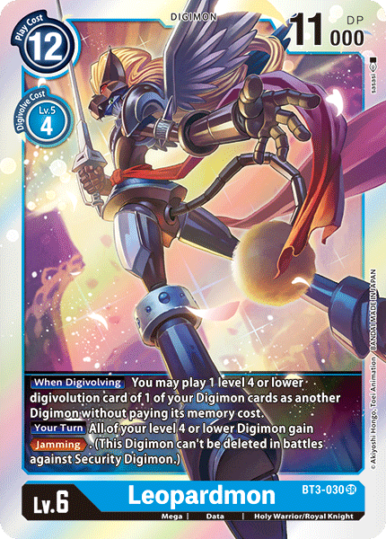 Leopardmon [BT3-030] [Release Special Booster Ver.1.0] - Digimon