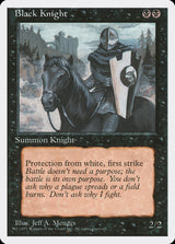 Black Knight [Fourth Edition] - Magic: The Gathering