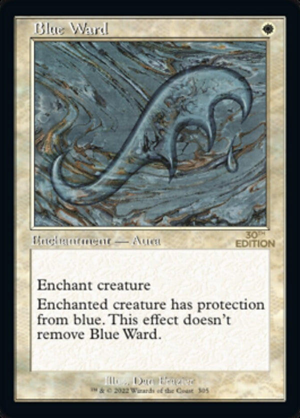 Blue Ward (Retro) [30th Anniversary Edition] - Magic: The Gathering