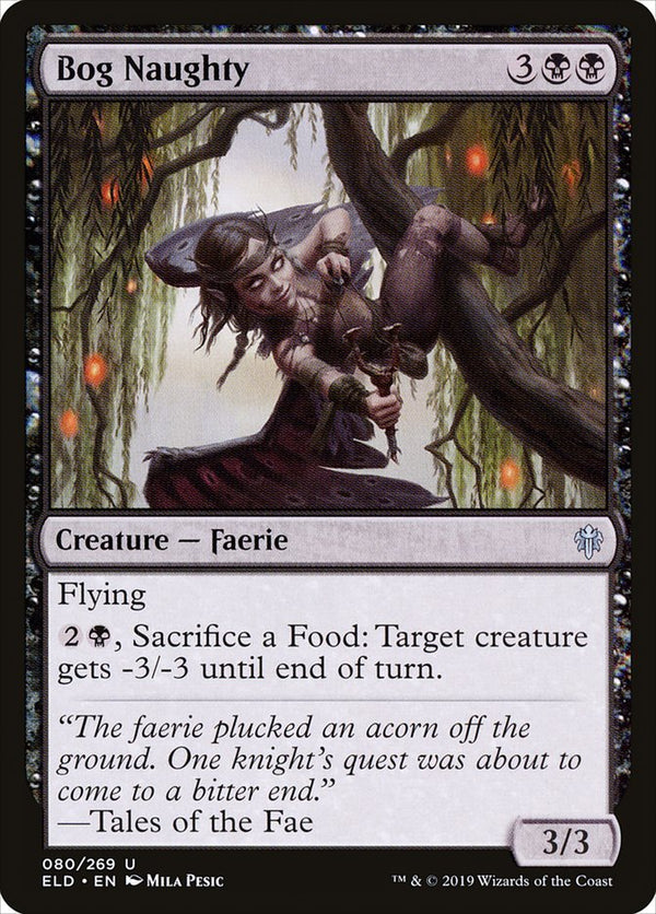 Bog Naughty [Throne of Eldraine] - Magic: The Gathering