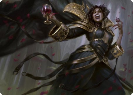 Bloodcrazed Socialite Art Card [Innistrad: Crimson Vow Art Series] - Magic: The Gathering