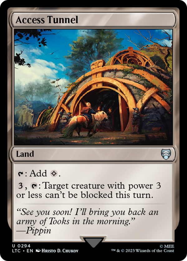 Access Tunnel [The Lord of the Rings: Tales of Middle-Earth Commander] - Magic: The Gathering