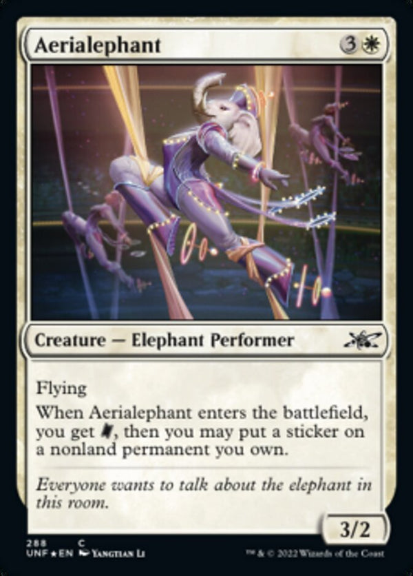 Aerialephant (Galaxy Foil) [Unfinity] - Magic: The Gathering