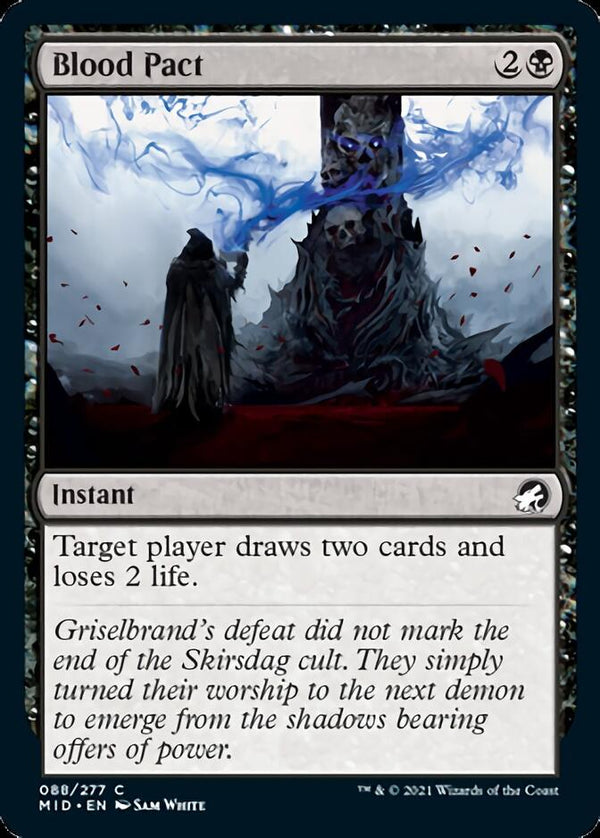 Blood Pact [Innistrad: Midnight Hunt] - Magic: The Gathering