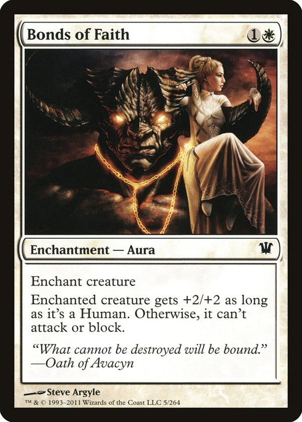 Bonds of Faith [Innistrad] - Magic: The Gathering