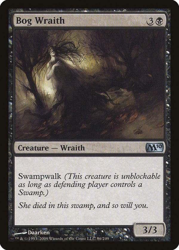 Bog Wraith [Magic 2010] - Magic: The Gathering