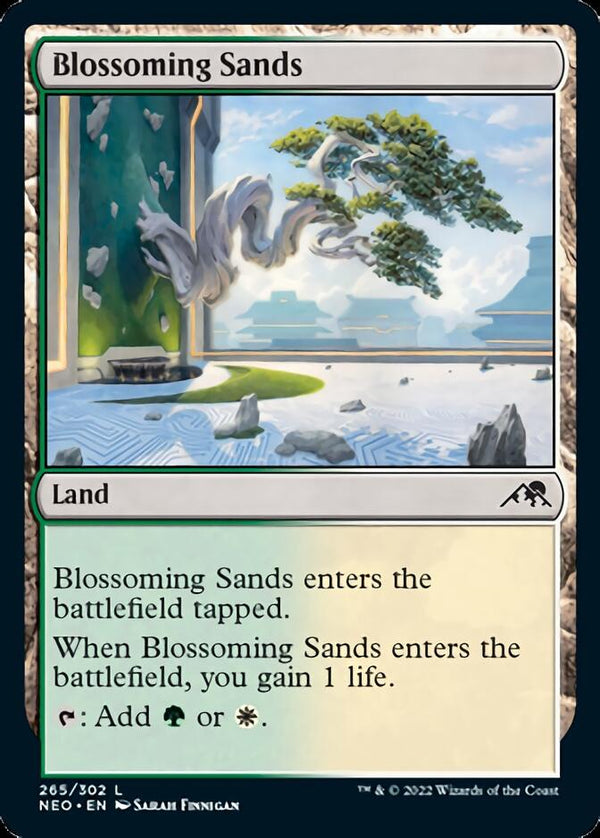 Blossoming Sands [Kamigawa: Neon Dynasty] - Magic: The Gathering