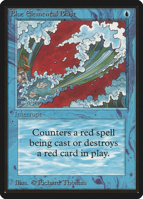 Blue Elemental Blast [Beta Edition] - Magic: The Gathering