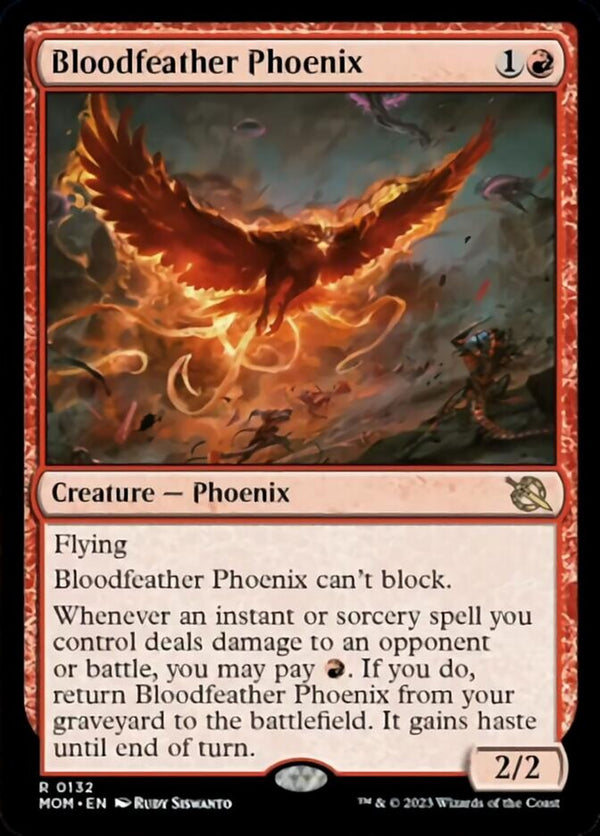 Bloodfeather Phoenix [March of the Machine] - Magic: The Gathering