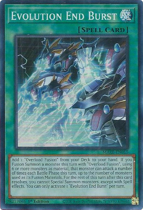 Evolution End Burst [MAZE-EN015] Super Rare - Yu-Gi-Oh!