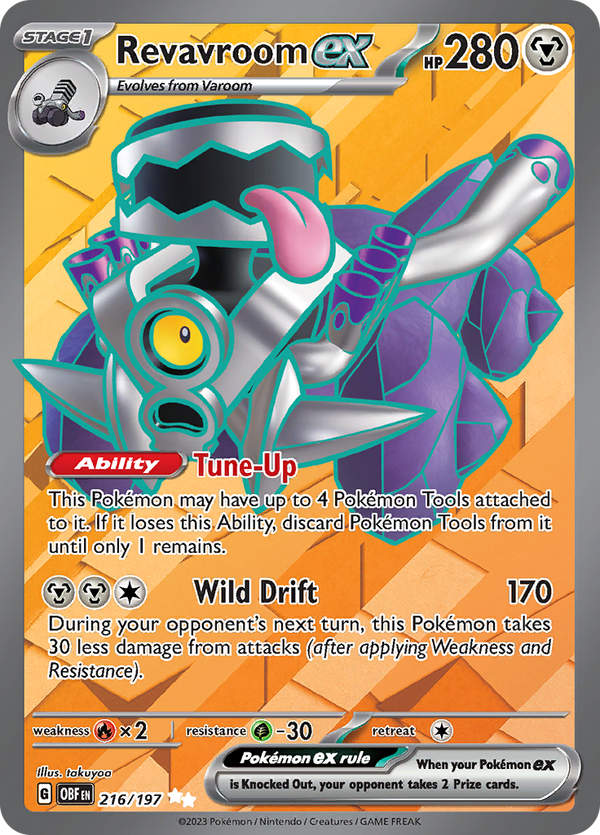 Revavroom ex (216/197) [Scarlet & Violet: Obsidian Flames] - Pokémon