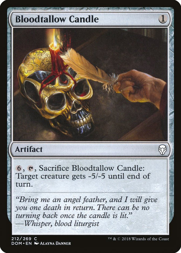 Bloodtallow Candle [Dominaria] - Magic: The Gathering