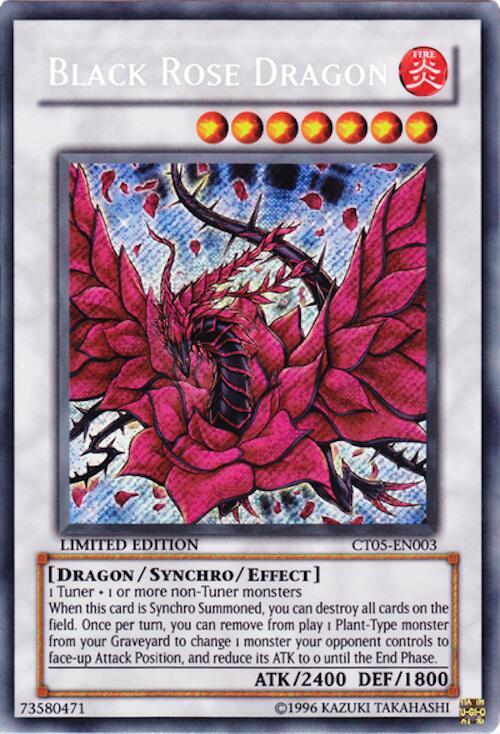 Black Rose Dragon (CT05-EN003) [Secret Rare] - Yu-Gi-Oh!