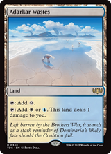Adarkar Wastes [Tarkir: Dragonstorm Commander] - Magic: The Gathering