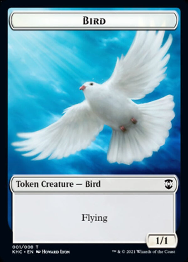 Bird Token [Kaldheim Commander Tokens] - Magic: The Gathering