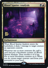 Blood Spatter Analysis [Murders at Karlov Manor Prerelease Promos] - Magic: The Gathering