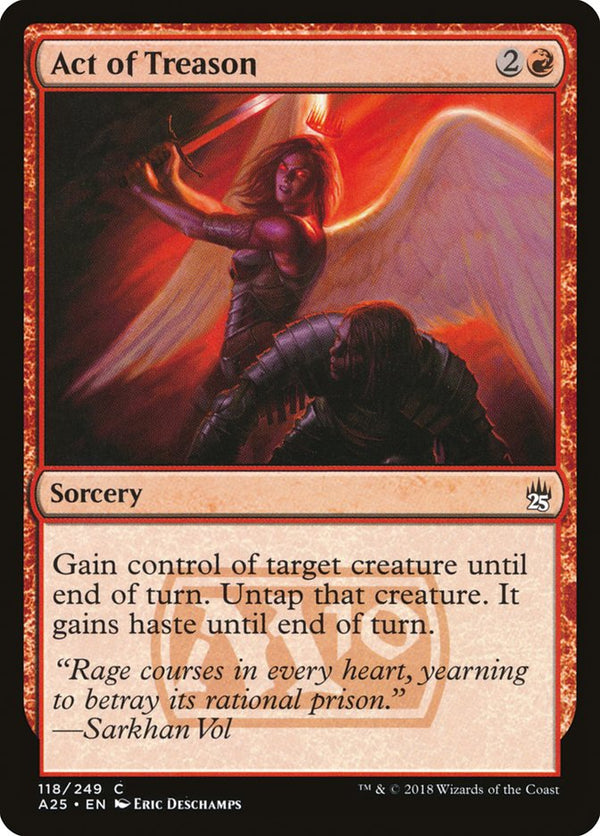Act of Treason [Masters 25] - Magic: The Gathering