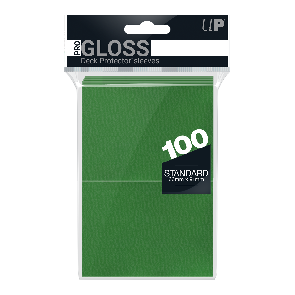 Ultra PRO: Standard 100ct Sleeves - PRO-Gloss (Green)